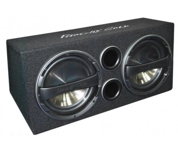 Phoenix Gold Z Series- Twin 12" Active subwoofer bass-box with built in amp