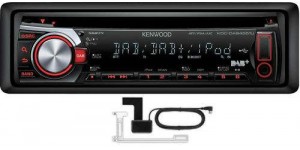 Kenwood KDC-DAB4551U Car radio DAB iPod AUX +DAB aerial