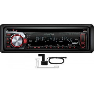 Kenwood KDC-DAB4551U Car radio DAB iPod AUX +DAB aerial