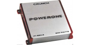 CRUNCH P1-650.2 2-CHANNEL 600W CLASS A/B POWERONE SERIES