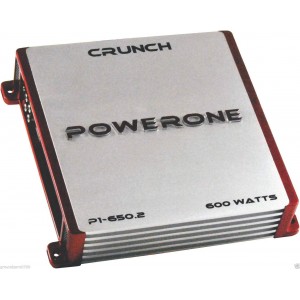 CRUNCH P1-650.2 2-CHANNEL 600W CLASS A/B POWERONE SERIES