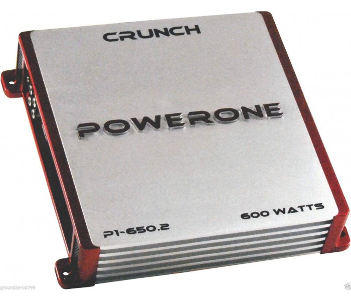 CRUNCH P1-650.2 2-CHANNEL 600W CLASS A/B POWERONE SERIES