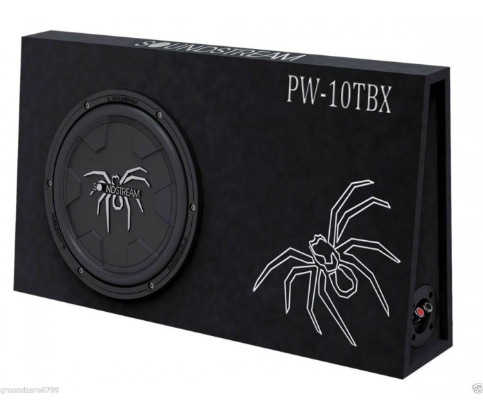 SOUNDSTREAM PW-10TBX 10" Shallow Truck Box Loaded 10" Picasso Series Subwoofer