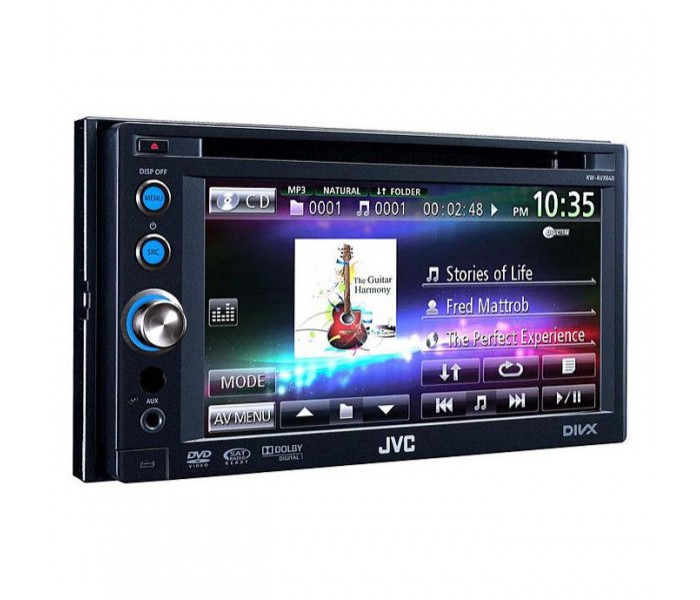 JVC KW-AVX640 double din multimedia system full ipod control