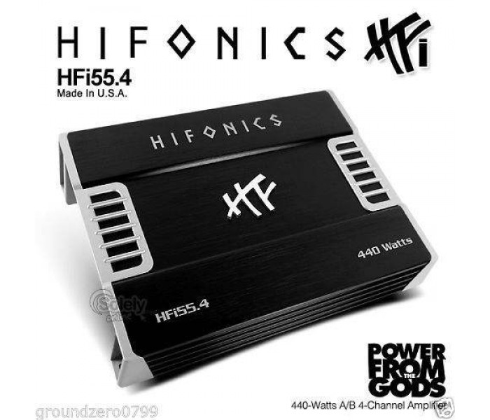 HIFONICS HFI155.4 440W AB Class 4 CH Four Channel