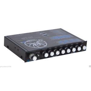 Soundstream MPQ-7XO 1/2 DIN Dual input Multi-Band Graphic EQ