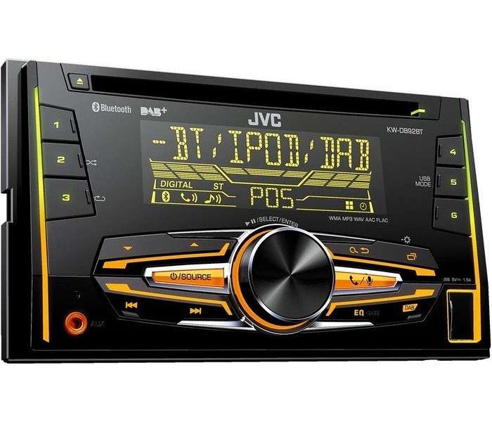 JVC KW-DB92BT - Double DIN DAB/CD/MP3/USB With Bluetooth 