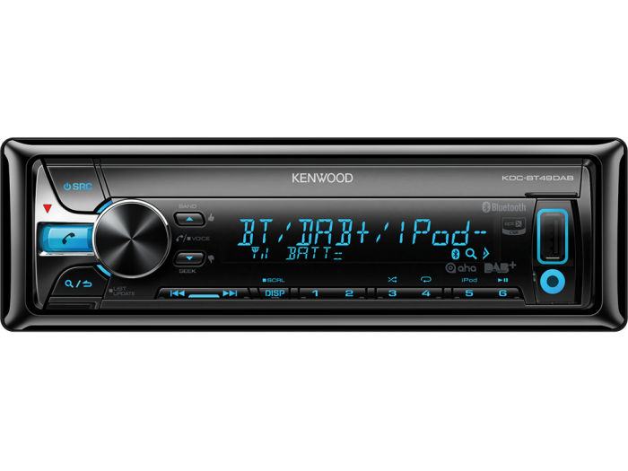 Kenwood KDC-BT49DAB BT/CD/MP3/USB/DAB Tuner with DAB antenna