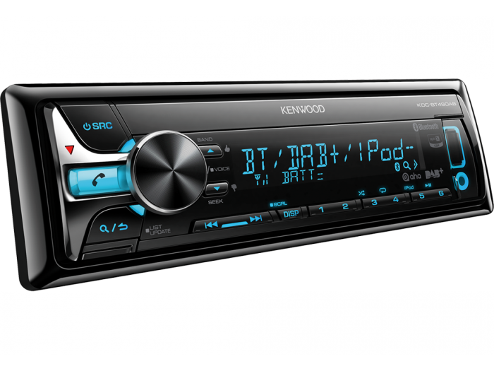 Kenwood KDC-BT49DAB BT/CD/MP3/USB/DAB Tuner with DAB antenna