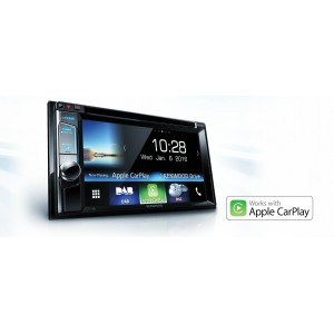 Kenwood DDX8016DABS 6.2" WVGA Touch Screen DAB+ BT CD MP3 USB DVD CarPlay With FREE DAB Aerial