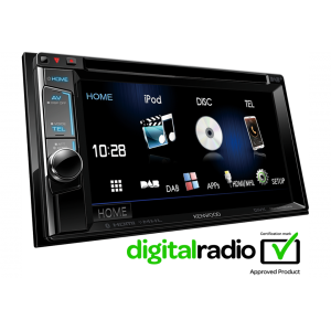 Kenwood DDX5016DAB - 6.2" WVGA Touch Screen Double Din Tuner DAB+/ BT/ CD/ MP3/ USB/ DVD 