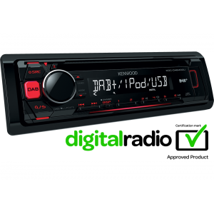 Kenwood KDC-DAB400U DAB Stereo iPhone Android USB CD MP3