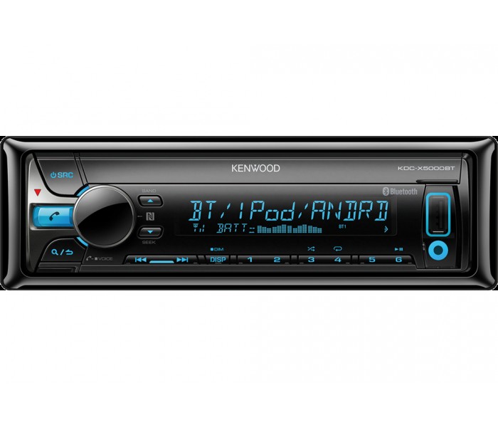 Kenwood KDC-X5000BT - CD/MP3/USB/iPOD Car Stereo with Bluetooth