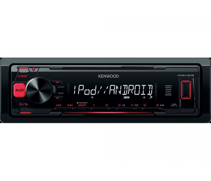 Kenwood KMM-202 - Mechless USB Tuner with iPod/iPhone Direct Control