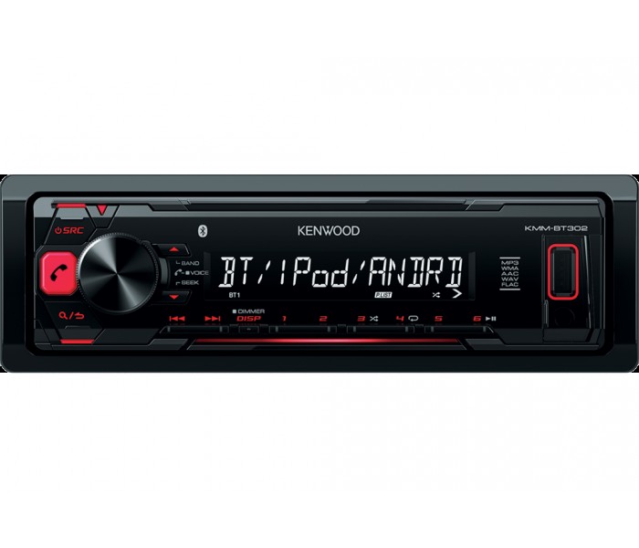 Kenwood KMM-BT302 Mechless Bluetooth Tuner MP3/ USB/ AUX/ iPod/ Android