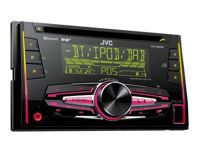 JVC KW-DB92BT - Double DIN DAB/CD/MP3/USB With Bluetooth 