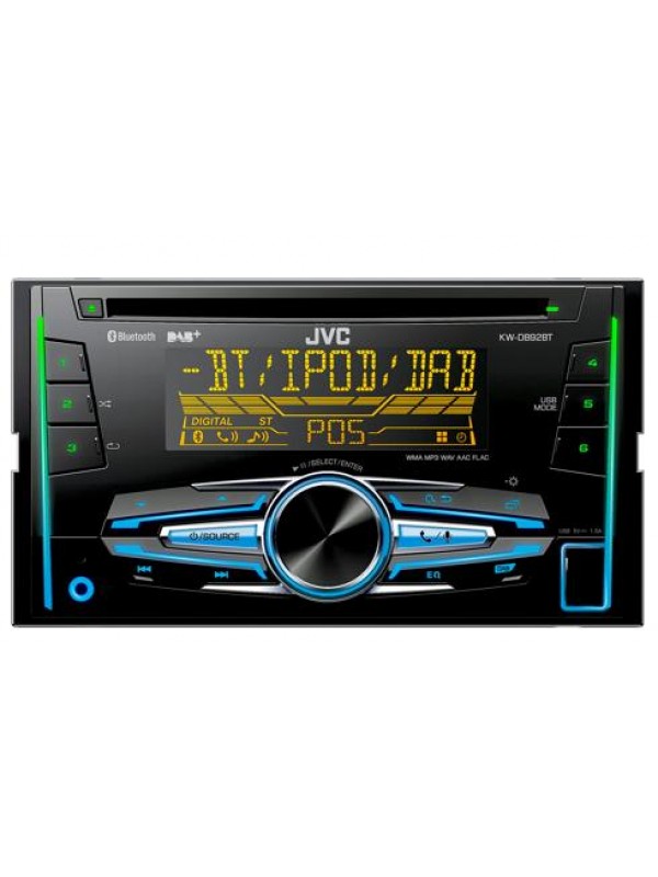 KW-DB95BT - Autoradio 2 Din Bluetooth Usb Dab Cd Alexa JVC KW-DB95BT