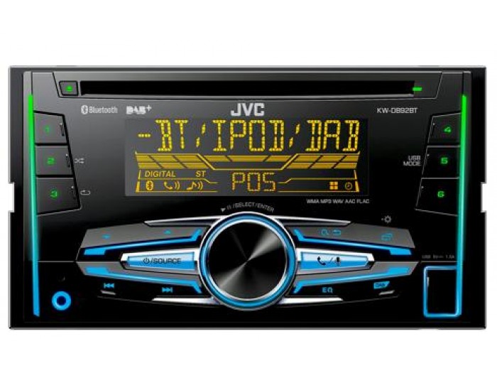 KW-DB95BT - Autoradio 2 Din Bluetooth Usb Dab Cd Alexa JVC KW