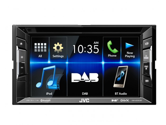 JVC KW-V235DBT - 6.2" Screen CD DVD Bluetooth DAB Stereo USB iPhone