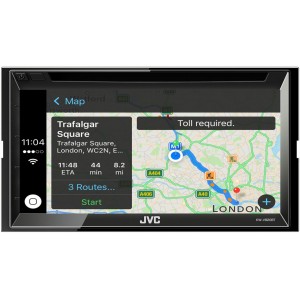 JVC KW-V820BT Touch Screen DVD Apple CarPlay Bluetooth Recieve