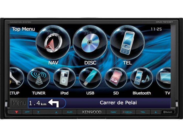 Kenwood DNX-7210BT Double Din Navigation Bluetooth