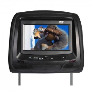 In Phase IVM7DVD 7" Headrest Monitor With Built In DVD Player
