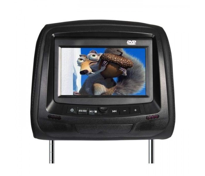 In Phase IVM7DVD 7" Headrest Monitor With Built In DVD Player