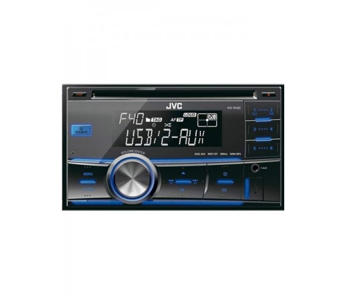 JVC KW-R400 CD/MP3/USB Double din Head unit 