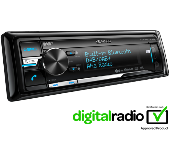 Kenwood KDC-BT73DAB - CD/MP3/USB DAB Car Tuner