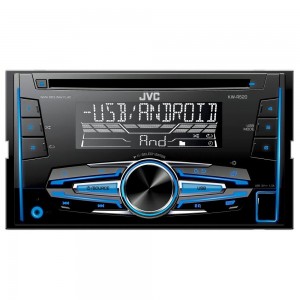 JVC KW-R520 - Double DIN CD Receiver with Front USB/AUX Input