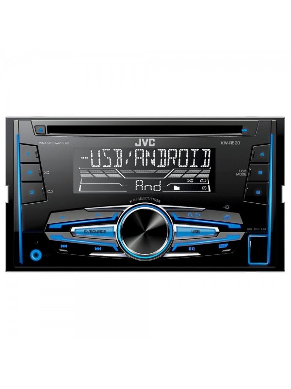KW-R520 JVC Autoradio CD, USB, AUX, 2 DIN, MP3, WMA, WAV, FLAC KW-R520 ❱❱❱  Preis und Erfahrungen