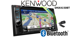 Kenwood DNX4150BT 6.2" WVGA DVD-Receiver with built-in Navigation System & Bluetooth