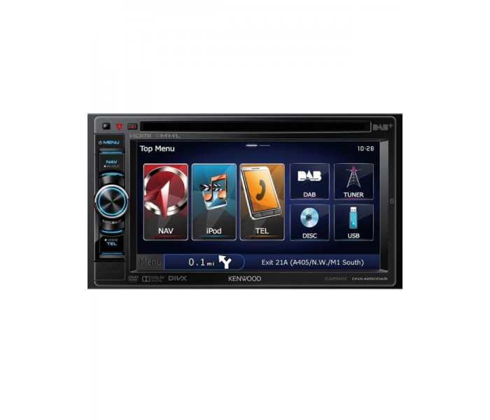 Kenwood DNX-4250DAB 7" Double Din Navigation System