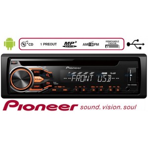 Pioneer DEH-1800UBA , 50w x 4 tuner rds CD, USB and Aux-In