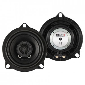 MB Quart QM100 BMW - Custom Fit 10cm 2-Way Coaxial Car Speakers for BMW 1, 3 5 Series, X1