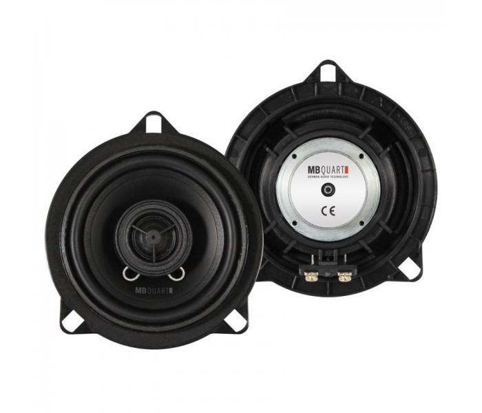 MB Quart QM100 BMW - Custom Fit 10cm 2-Way Coaxial Car Speakers for BMW 1, 3 5 Series, X1