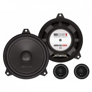 MB Quart QM165 E46 BMW - Custom Fit 16.5cm Component Car Speakers for BMW 3 Series E46