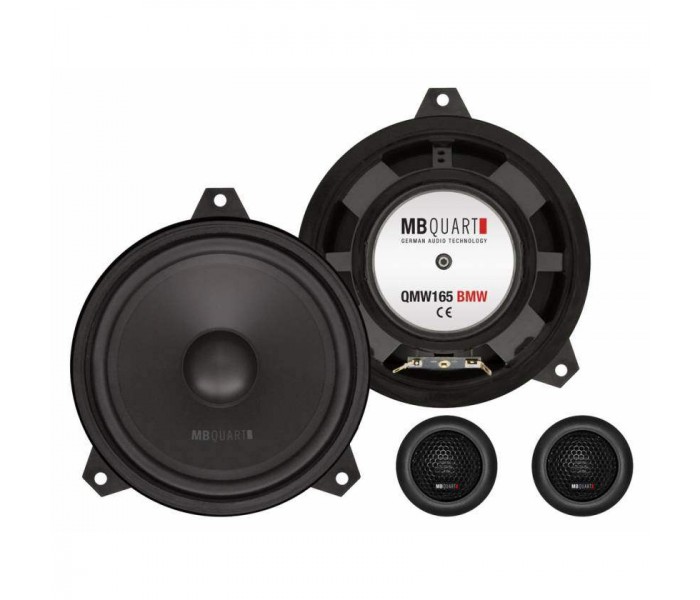 MB Quart QM165 E46 BMW - Custom Fit 16.5cm Component Car Speakers for BMW 3 Series E46