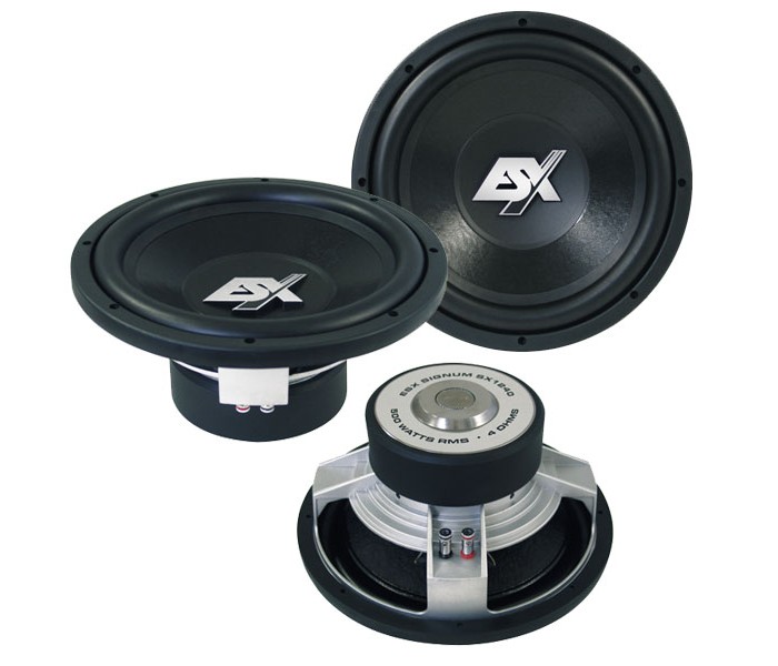 ESX SX1240 12” subwoofer 1000w SVC 4OHM