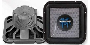 Soundstream TSQ-122 - 12" Dual 2 ohm TSQ Series Square Subwoofer