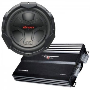 OE AUDIO 12 Twin Active Amplified 3600W Double Bass Box Sub Car Subwoofer