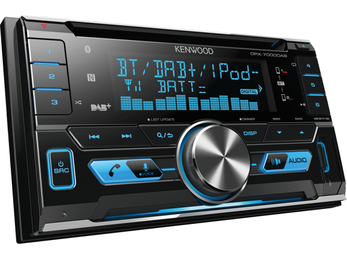 Kenwood DPX-7000DAB DAB /BT/ CD/ USB /iPod /Android inc DAB Aerial