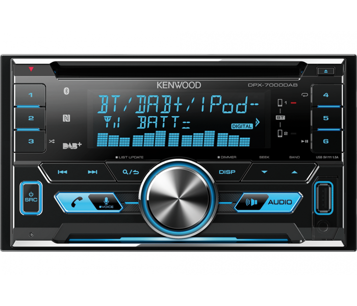 Kenwood DPX-7000DAB DAB /BT/ CD/ USB /iPod /Android inc DAB Aerial