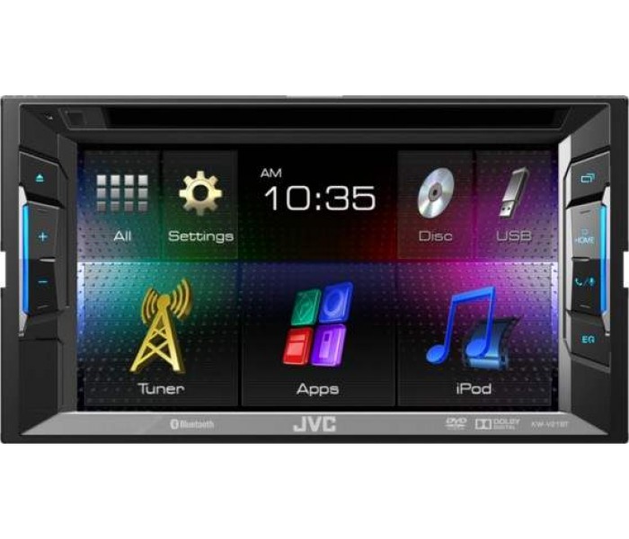 JVC KW-V21BT - 6.2" Double DIN CD/DVD/USB with Bluetooth