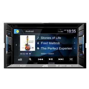 JVC KW-V220BT - 6.2" Double DIN CD/DVD/USB with Bluetooth