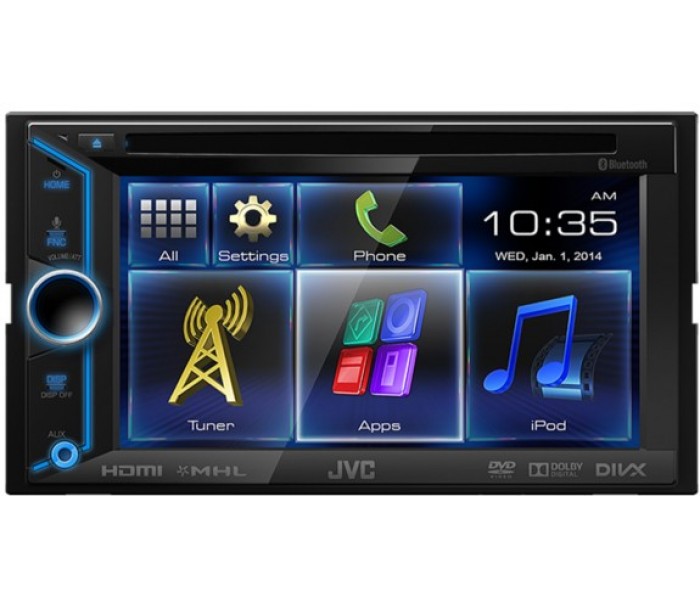 JVC KW-V31BT 6.1" double din stereo AV system with built in Bluetooth 