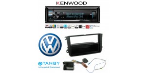 KENWOOD KDC-BT53U BLUETOOTH VW UPGRADE CAR STEREO  IPOD FULL CONTROL USB AND AUX INPUT