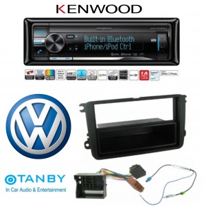 KENWOOD KDC-BT53U BLUETOOTH VW UPGRADE CAR STEREO  IPOD FULL CONTROL USB AND AUX INPUT