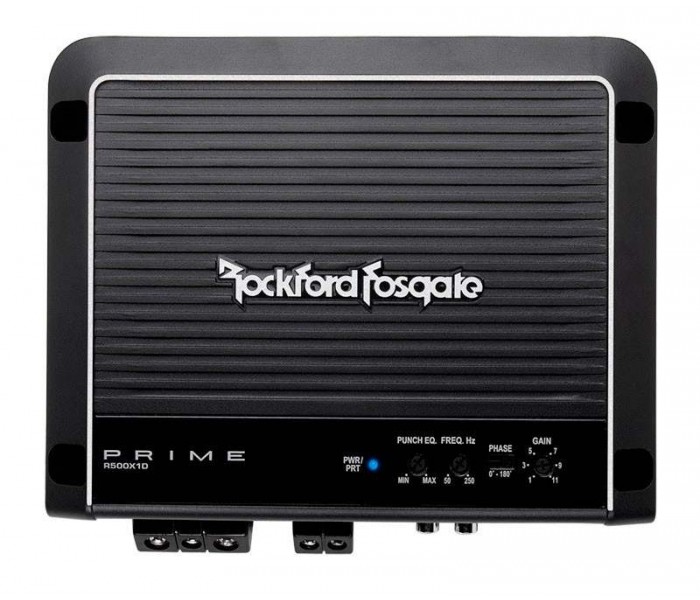 Rockford Fosgate Prime R500X1D - Mono Amplifier 500 Watts Class D Amp