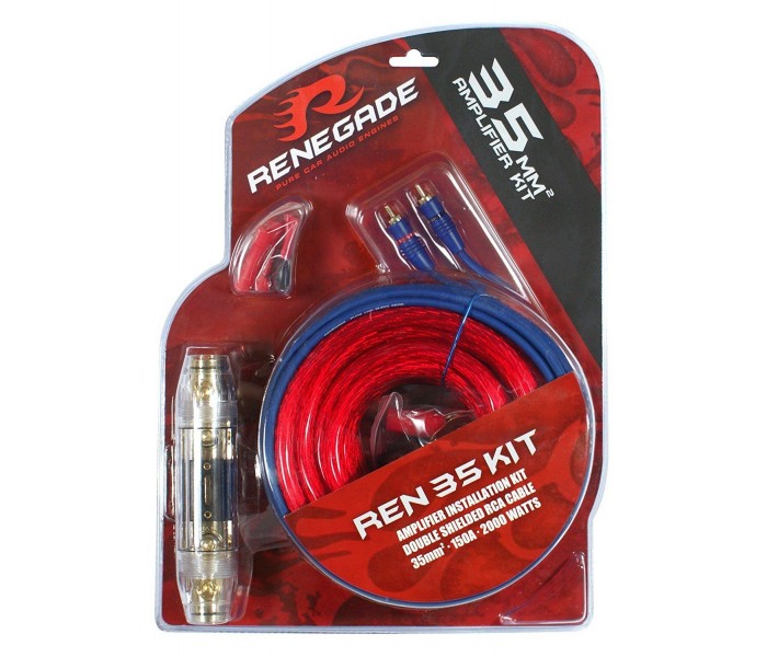 Renegade REN 35 KIT AMP POWER KIT 2GAUGE 